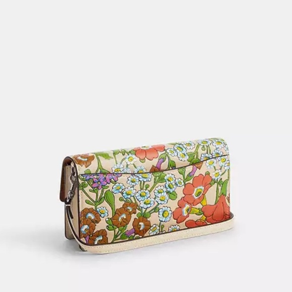 Coach Eliza Small Flap Crossbody With Floral Print, limited edition- NWT - Picture 3 of 8